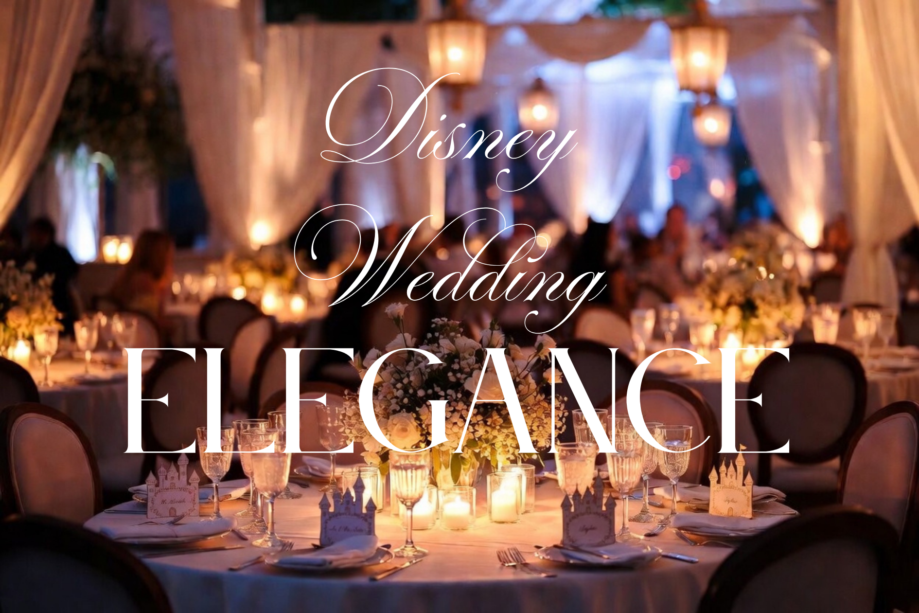 Disney wedding ideas for elegance